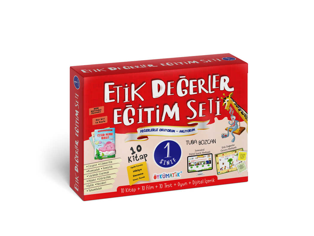 ETİK DEĞERLER EĞİTİM SETİ-1. SINIF (10 KİTAP)