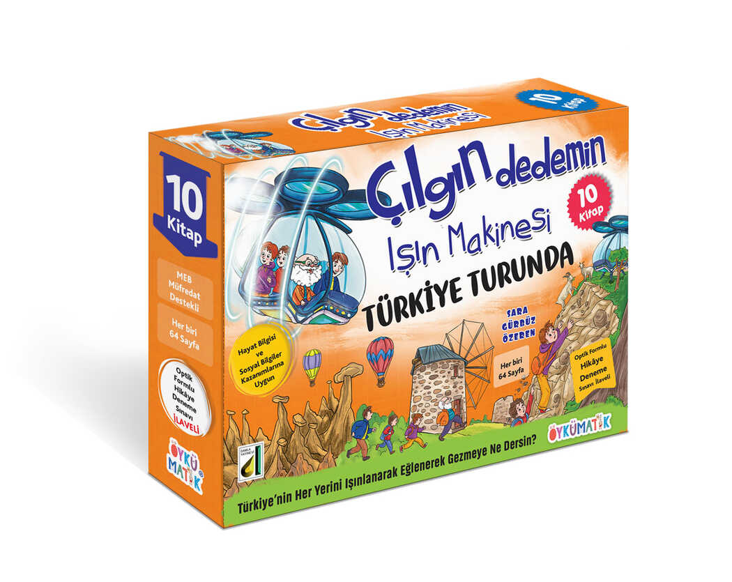 Çılgın Dedemin Türkiye Turu 10 Kitap