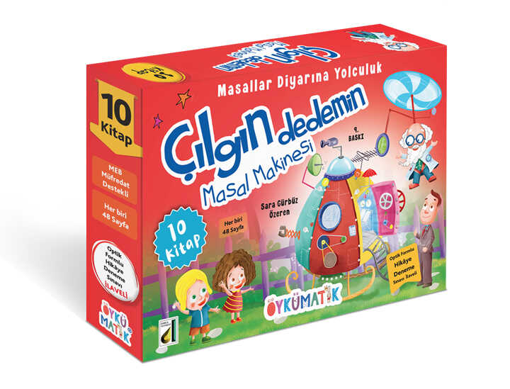 Çılgın Dedemin Masal Makinesi 10 Kitap